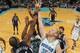 NEW ORLEANS, LA - JANUARY 18: Chris Kaman #35 of the New Orleans Hornets fights for a rebound with Dante Cunningham #44 of the Memphis Grizzlies at New Orleans Arena on January 18, 2012 in New Orleans, Louisiana. NOTE TO USER: User expressly acknowledges and agrees that, by downloading and or using this photograph, User is consenting to the terms and conditions of the Getty Images License Agreement. (Photo by Chris Graythen/Getty Images)