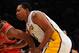 LOS ANGELES, CA - DECEMBER 25: C.J. Watson #7 of the Chicago Bulls drives against Andrew Goudelock #0 of the Los Angeles Lakers at Staples Center on December 25, 2011 in Los Angeles, California. NOTE TO USER: User expressly acknowledges and agrees that, by downloading and or using this photograph, User is consenting to the terms and conditions of the Getty Images License Agreement. (Photo by Lisa Blumenfeld/Getty Images)