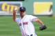 BOSTON, MA - SEPTEMBER 18: Tim Wakefield #49 of the Boston Red Sox warms up prior to the game against the Tampa Bay Rays at Fenway Park on September 18, 2011 in Boston, Massachusetts. The Rays won the game 8-5. (Photo by Darren McCollester/Getty Images)