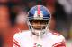 SAN FRANCISCO, CA - JANUARY 22: Victor Cruz #80 of the New York Giants warms up against the San Francisco 49ers during the NFC Championship Game at Candlestick Park on January 22, 2012 in San Francisco, California. (Photo by Ezra Shaw/Getty Images)