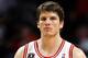CHICAGO, IL - MAY 18: Kyle Korver #26 of the Chicago Bulls looks on against the Miami Heat in Game Two of the Eastern Conference Finals during the 2011 NBA Playoffs on May 18, 2011 at the United Center in Chicago, Illinois. NOTE TO USER: User expressly acknowledges and agrees that, by downloading and or using this photograph, User is consenting to the terms and conditions of the Getty Images License Agreement. (Photo by Gregory Shamus/Getty Images)