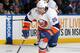 UNIONDALE, NY - JANUARY 24: Matt Moulson #26 of the New York Islanders in action against the Toronto Maple Leafs on January 24, 2012 at Nassau Coliseum in Uniondale, New York. The Maple Leafs defeated the Islanders 4-3 after overtime. (Photo by Jim McIsaac/Getty Images)