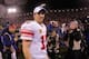 SAN FRANCISCO, CA - JANUARY 22: Eli Manning #10 of the New York Giants walks off of the field after the Giants won 20-17 in overtime against the San Francisco 49ers during the NFC Championship Game at Candlestick Park on January 22, 2012 in San Francisco, California. (Photo by Doug Pensinger/Getty Images)