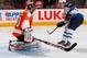 Bryan Little puts it away in the shootout as he slides it by Ilya Bryzgalov.