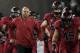 STANFORD, CA - NOVEMBER 26: Stanford Cardinal head coach David Shaw runs on to the field for their game against the Notre Dame Fighting Irish at Stanford Stadium on November 26, 2011 in Stanford, California. (Photo by Ezra Shaw/Getty Images)