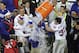GLENDALE, AZ - FEBRUARY 03: Madison Hedgecock #39 of the New York Giants dumps Gatorade on head coach Tom Coughlin after the Giants defeated the New England Patriots 17-14 during Super Bowl XLII on February 3, 2008 at the University of Phoenix Stadium in Glendale, Arizona. (Photo by Jim McIsaac/Getty Images)