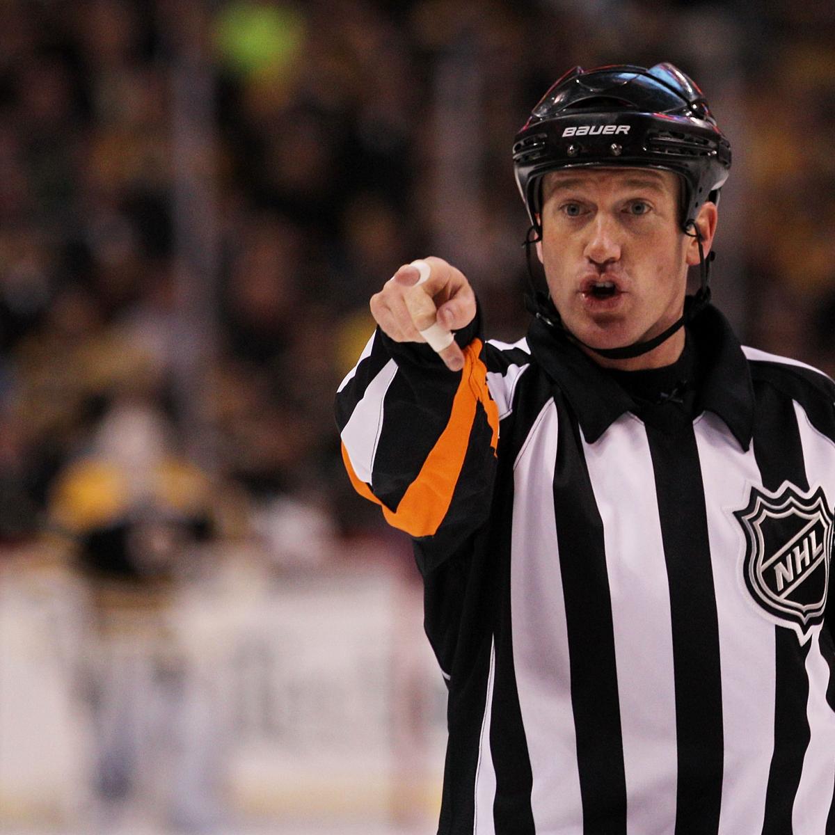 NHL Referee Injured by Shot to Face: Is It Time for Mandatory Visors in Hockey ...