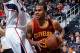 ATLANTA, GA - JANUARY 21: Ramon Sessions #3 of the Cleveland Cavaliers drives against Jannero Pargo #7 and Ivan Johnson #44 of the Atlanta Hawks at Philips Arena on January 21, 2012 in Atlanta, Georgia. NOTE TO USER: User expressly acknowledges and agrees that, by downloading and or using this photograph, User is consenting to the terms and conditions of the Getty Images License Agreement. (Photo by Kevin C. Cox/Getty Images)