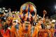 AUBURN, AL - OCTOBER 15: A fan of the Auburn Tigers celebrates after the game against the Florida Gators at Jordan-Hare Stadium on October 15, 2011 in Auburn, Alabama. Photo by Scott Cunningham/Getty Images)