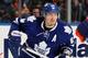 UNIONDALE, NY - JANUARY 24: Mikhail Grabovski #84 of the Toronto Maple Leafs in action against the New York Islanders on January 24, 2012 at Nassau Coliseum in Uniondale, New York. The Maple Leafs defeated the Islanders 4-3 after overtime. (Photo by Jim McIsaac/Getty Images)