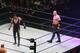 SYDNEY, AUSTRALIA - JUNE 15: The Undertaker and ECW Champion Kane stand in the ring as the look down to Bam Neely, Chavo Guerrero, and The Great Khali during WWE Smackdown at Acer Arena on June 15, 2008 in Sydney, Australia. (Photo by Gaye Gerard/Getty Images)
