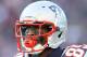 FOXBORO, MA - JANUARY 01: Chad Ochocinco #85 of the New England Patriots heads off the field in the second half against the Buffalo Bills on January 1, 2012 at Gillette Stadium in Foxboro, Massachusetts. (Photo by Elsa/Getty Images)