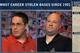 MLB Network's Baseball IQ with Houston Astros ticket sales rep Ben Coburn (L) and Diamondbacks dbTV supervisor Josh DeFamio. DeFamio defeated Coburn, 20-3.