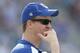 JACKSONVILLE, FL - JANUARY 1: Quarterback Peyton Manning of the Indianapolis Colts looks on during the game against the Jacksonville Jaguars at EverBank Field on January 1, 2012 in Jacksonville, Florida. The Jaguars defeated the Colts 19-13. (Photo by Joe Robbins/Getty Images)