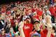 PHILADELPHIA , PA - SEPTEMBER 18: Fans of the Philadelphia Phillies celebrate their 5 time Eastern Division Champions at the start of their game against of the St Louis Cardinals at Citizens Bank Park on September 18, 2011 in Philadelphia, Pennsylvania. (Photo by Len Redkoles/Getty Images)
