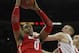 MADISON, WI - FEBRUARY 04: Jared Sullinger #0 of the Ohio State Buckeyes grabs a rebound over Jordan Taylor #11 and Mike Bruesewitz #31 of the Wisconsin Badgers at Kohl Center on February 4, 2012 in Madison, Wisconsin. Ohio State defeated Wisconsin 58-52. (Photo by Jonathan Daniel/Getty Images)