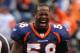 DENVER, CO - OCTOBER 9: Von Miller #58 of the Denver Broncos reacts to a play against the San Diego Chargers at Sports Authority Field at Mile High on October 9, 2011 in Denver, Colorado. (Photo by Bart Young/Getty Images)
