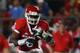 NEW BRUNSWICK, NJ - SEPTEMBER 02: Mohamed Sanu #6 of the Rutgers Scarlet Knights runs the ball against the Norfolk State Spartans at Rutgers Stadium on September 2, 2010 in New Brunswick, New Jersey. The Scarlet Knights beat the Spartans 31 - 0. (Photo by Andrew Burton/Getty Images)