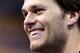 INDIANAPOLIS, IN - JANUARY 31: Tom Brady #12 of the New England Patriotsanswers questions from the media during Media Day ahead of Super Bowl XLVI against the New York Giants at Lucas Oil Stadium on January 31, 2012 in Indianapolis, Indiana. (Photo by Andy Lyons/Getty Images)