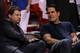 MIAMI, FL - JUNE 12: (L-R) ESPN writer Marc Stein sits with owner Mark Cuban of the Dallas Mavericks courtside before Game Six of the 2011 NBA Finals against the Miami Heat at American Airlines Arena on June 12, 2011 in Miami, Florida. NOTE TO USER: User expressly acknowledges and agrees that, by downloading and/or using this Photograph, user is consenting to the terms and conditions of the Getty Images License Agreement. (Photo by Ronald Martinez/Getty Images)