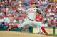 WASHINGTON, DC - AUGUST 20: Roy Oswalt #44 of the Philadelphia Phillies pitches against the Washington Nationals at Nationals Park on August 20, 2011 in Washington, DC. (Photo by Greg Fiume/Getty Images)