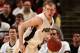 INDIANAPOLIS - MARCH 13: Robbie Hummel #4 of the Purdue Boilermakers brings the ball up court against the Penn State Nittany Lions during the second round of the Big Ten Men's Basketball Tournament at Conseco Fieldhouse on March 13, 2009 in Indianapolis, Indiana. (Photo by Jonathan Daniel/Getty Images)