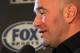 HOLLYWOOD, CA - SEPTEMBER 20: UFC President Dana White speaks to the media after the UFC on Fox: Velasquez v Dos Santos - Press Conference at W Hollywood on September 20, 2011 in Hollywood, California. (Photo by Victor Decolongon/Getty Images)