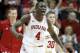 BLOOMINGTON, IN - JANUARY 05: Victor Oladipo #4 of the Indiana Hoosiers celebrates during the Big Ten Conference game against the Michigan Wolverines at Assembly Hall on January 5, 2012 in Bloomington, Indiana. (Photo by Andy Lyons/Getty Images)