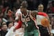 CHICAGO, IL - JANUARY 27: Stephen Jackson #5 of the Milwaukee Bucks moves against Ronnie Brewer #11 of the Chicago Bulls at the United Center on January 27, 2012 in Chicago, Illinois. The Bulls defeated the Bucks 107-100. NOTE TO USER: User expressly acknowledges and agrees that, by downloading and or using this photograph, User is consenting to the terms and conditions of the Getty Images License Agreement. (Photo by Jonathan Daniel/Getty Images)