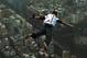 TAIPEI, TAIWAN - DECEMBER 12: (EDITORIAL USE ONLY - NO SALES, NO ARCHIVING) In this handout provided by Euro-Newsroom, a 38-year-old Felix Baumgartner, Austrian base jumper, makes a jump off the world's tallest completed building, the 508-meter high Taipei 101 Tower, December 12, 2007 in Taipei,Taiwan. (Photo by Joerg Mitter/Euro-Newsroom via Getty Images)