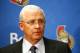 OTTAWA, ON - FEBRUARY 15: Ottawa Senators GM Bryan Murray informs the media that Chris Kelly #22 of the Ottawa Senators has been traded to the Boston Bruins after a game against the New York Islanders at Scotiabank Place on February 15, 2011 in Ottawa, Ontario, Canada. (Photo by Phillip MacCallum/Getty Images)
