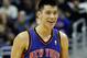 WASHINGTON, DC - FEBRUARY 08: Jeremy Lin #17 of the New York Knicks smiles after scoring against the Washington Wizards during the second half at Verizon Center on February 8, 2012 in Washington, DC. NOTE TO USER: User expressly acknowledges and agrees that, by downloading and or using this photograph, User is consenting to the terms and conditions of the Getty Images License Agreement. (Photo by Rob Carr/Getty Images)