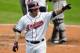 CLEVELAND, OH - SEPTEMBER 20: Asdrubal Cabrera #13 of the Cleveland Indians points to the fans in celebration after he hit a solo home run during the fourth inning against the Chicago White Sox at Progressive Field on September 20, 2011 in Cleveland, Ohio. The Indians defeated the White Sox 4-3 during the first game of a double header. (Photo by Jason Miller/Getty Images)