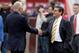 LANDOVER, MD - NOVEMBER 20: Dallas Cowboys owner Jerry Jones (L) shakes hands with Washington Redskins owner Daniel Snyder (R) before the start of Redskins and Cowboys game at FedExField on November 20, 2011 in Landover, Maryland. (Photo by Rob Carr/Getty Images)