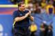 NEW ORLEANS, LA - JANUARY 03: Head coach Brady Hoke of the Michigan Wolverines applauds his teams play against the Virginia Tech Hokies during the Allstate Sugar Bowl at Mercedes-Benz Superdome on January 3, 2012 in New Orleans, Louisiana. (Photo by Kevin C. Cox/Getty Images)