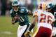 PHILADELPHIA, PA - JANUARY 01: DeSean Jackson #10 of the Philadelphia Eagles carries the ball against the Washington Redskins at Lincoln Financial Field on January 1, 2012 in Philadelphia, Pennsylvania. (Photo by Rob Carr/Getty Images)
