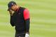 Tiger struggled through a poor final round on Sunday at Pebble Beach