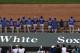 CHICAGO, IL - JUNE 20: Members of the Chicago Cubs watch from the dugout as their teammates take on the Chicago White Sox at U.S. Cellular Field on June 20, 2011 in Chicago, Illinois. The Cubs defeated the White Sox 6-3. (Photo by Jonathan Daniel/Getty Images)