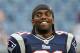 FOXBORO, MA - AUGUST 12: Randy Moss #81 of the New England Patriots holds the football before the preseason game against the New Orleans Saints at Gillette Stadium on August 12, 2010 in Foxboro, Massachusetts. (Photo by Jim Rogash/Getty Images)