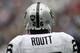 HOUSTON - OCTOBER 09: Stanford Routt #26 of the Oakland Raiders at Reliant Stadium on October 9, 2011 in Houston, Texas. (Photo by Bob Levey/Getty Images)