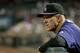 PHOENIX, AZ - MAY 05: Manager Jim Tracy of the Colorado Rockies watches from the dugout during the Major League Baseball game against the Arizona Diamondbacks at Chase Field on May 5, 2011 in Phoenix, Arizona. The Diamondbacks defeated the Rockies 3-2 in 11 innings. (Photo by Christian Petersen/Getty Images)