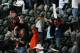 CHICAGO, IL - SEPTEMBER 28: Fans stand for the 7th inning stretch during the last game of the season between the Chicago White Sox and the Toronto Blue Jays at U.S. Cellular Field on September 28, 2011 in Chicago, Illinois. The Blue Jays defeated the White Sox 3-2. (Photo by Jonathan Daniel/Getty Images)