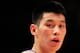 NEW YORK, NY - FEBRUARY 15: Jeremy Lin #17 of the New York Knicks looks on against the Sacramento Kings at Madison Square Garden on February 15, 2012 in New York City. NOTE TO USER: User expressly acknowledges and agrees that, by downloading and/or using this Photograph, user is consenting to the terms and conditions of the Getty Images License Agreement. (Photo by Chris Trotman/Getty Images)