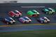 DAYTONA BEACH, FL - FEBRUARY 06: Mark Thompson drives the #66 ahead of James Buescher, driver of the #51, Alli Owens, driver of the #15, Danica Patrick, driver of the #7, Joey Coulter,driver of the #16, and Justin Marks, driver of the #32, during the ARCA Racing Series Lucas Oil Slick Mist 200 at Daytona International Speedway on February 6, 2010 in Daytona Beach, Florida. (Photo by Jason Smith/Getty Images)