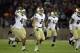 STANFORD, CA - NOVEMBER 26: Bennett Jackson #2 of the Notre Dame Fighting Irish celebrates after recovering a fumble against the Stanford Cardinal at Stanford Stadium on November 26, 2011 in Stanford, California. (Photo by Ezra Shaw/Getty Images)