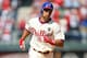 PHILADELPHIA - JULY 10: Left fielder Raul Ibanez #29 of the Philadelphia Phillies jogs around the bases after hitting a three-run home run during a game against the Atlanta Braves at Citizens Bank Park on July 10, 2011 in Philadelphia, Pennsylvania. The Phillies won 14-1. (Photo by Hunter Martin/Getty Images)