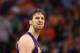 PHOENIX, AZ - FEBRUARY 19: Pau Gasol #16 of the Los Angeles Lakers reacts as he looks up at the scoreboard during the NBA game against the Phoenix Suns at US Airways Center on February 19, 2012 in Phoenix, Arizona. The Suns defeated the Lakers 102-90. NOTE TO USER: User expressly acknowledges and agrees that, by downloading and or using this photograph, User is consenting to the terms and conditions of the Getty Images License Agreement. (Photo by Christian Petersen/Getty Images)