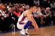 NEW YORK, NY - FEBRUARY 15: Jeremy Lin #17 of the New York Knicks looks on against the Sacramento Kings at Madison Square Garden on February 15, 2012 in New York City. NOTE TO USER: User expressly acknowledges and agrees that, by downloading and/or using this Photograph, user is consenting to the terms and conditions of the Getty Images License Agreement. (Photo by Chris Trotman/Getty Images)