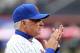 NEW YORK, NY - APRIL 08: Manager Terry Collins #10 of the New York Mets looks on during introductions against the Washington Nationals during the Mets' Home Opener at Citi Field on April 8, 2011 in the Flushing neighborhood of Queens in New York City. (Photo by Al Bello/Getty Images)