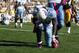 PITTSBURGH, PA - OCTOBER 9: Chris Johnson #28 of the Tennessee Titans reacts to his touchdown against the Pittsburgh Steelers during the game on October 9, 2011 at Heinz Field in Pittsburgh, Pennsylvania. The Steelers defeated the Titans 38-17. (Photo by Justin K. Aller/Getty Images)